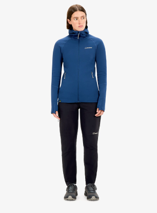 Ženska dukserica na otkopčavanje Berghaus Kinetic Powerstretch Hoody Af - hale navy