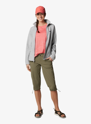 Ženska dukserica na otkopčavanje Columbia Benton Springs FZ - cirrus grey heather