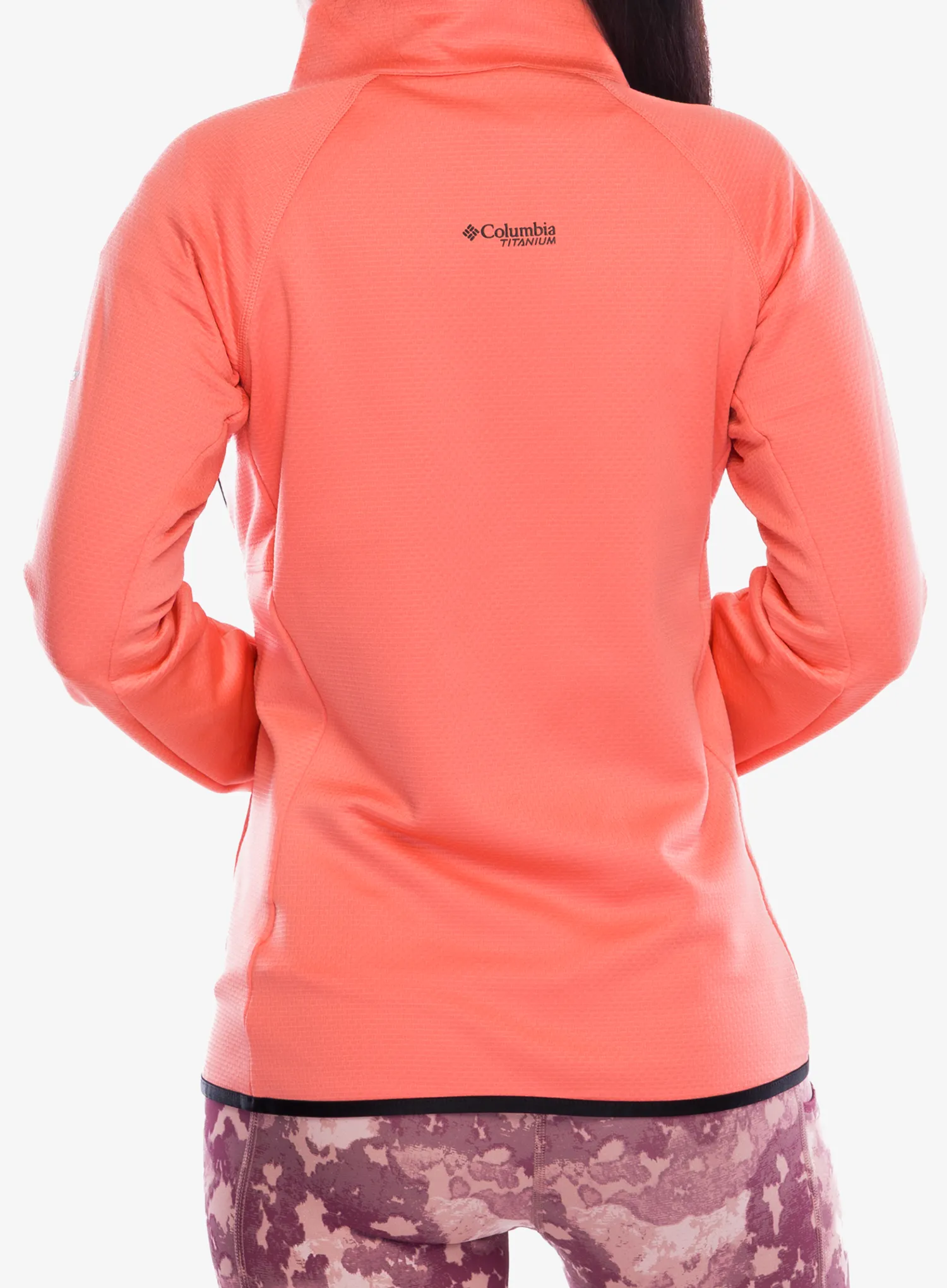 Ženska dukserica na otkopčavanje Columbia Triple Canyon Grid Fleece Full Zip - alpenglow