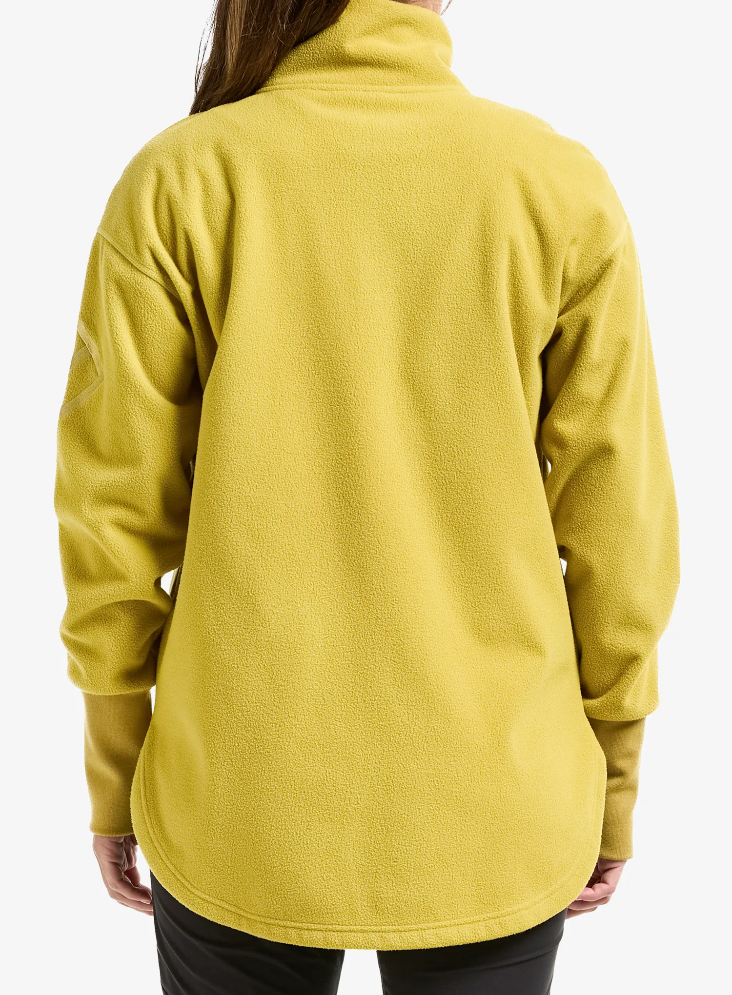 Ženska dukserica na otkopčavanje Didriksons Ronja Fullzip - yellow pollen