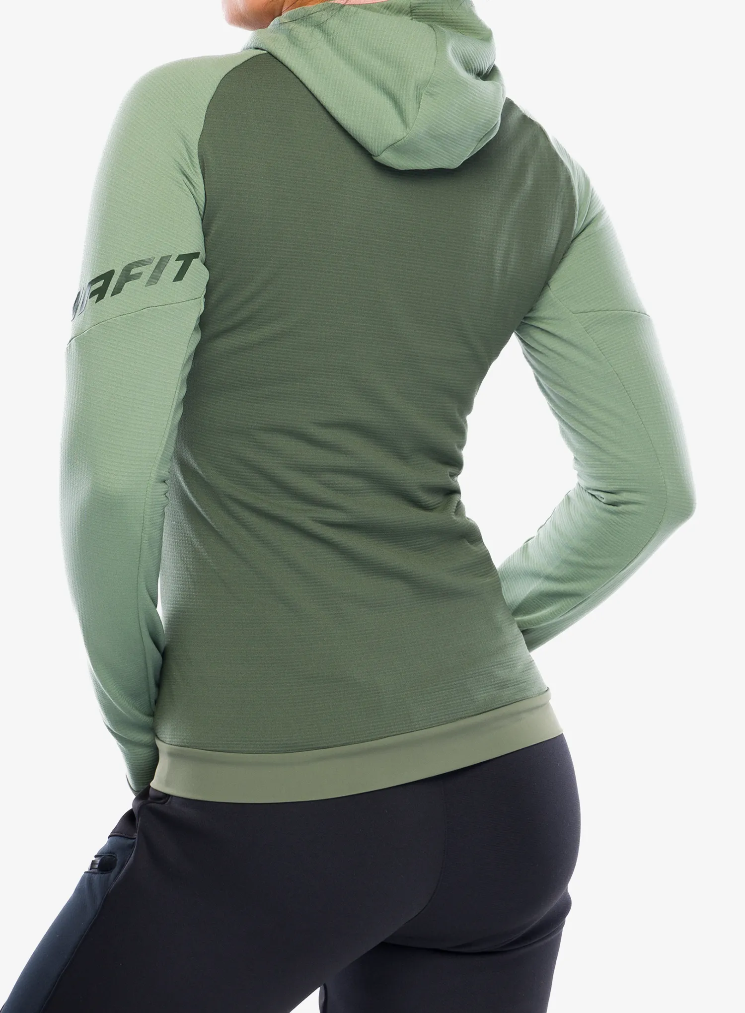 Ženska dukserica na otkopčavanje Dynafit Radical Polartec Hooded Jacket - sage