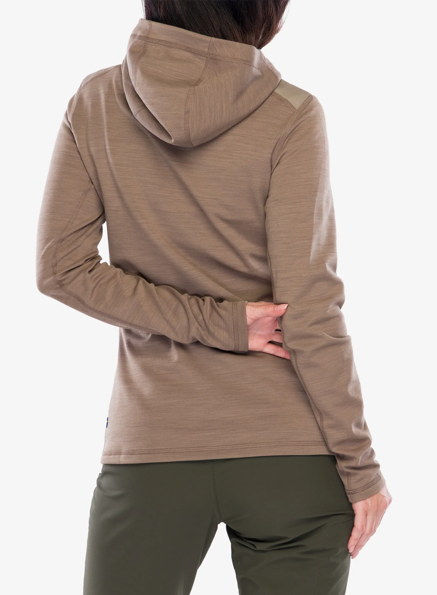 Ženska dukserica na otkopčavanje Fjallraven Keb Fleece Hoodie - sude brown
