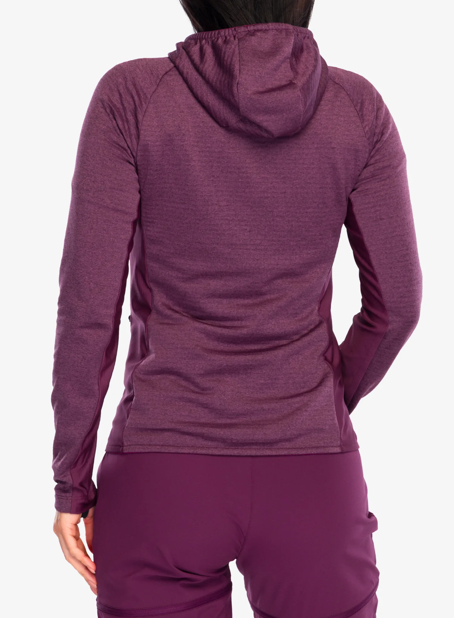 Ženska dukserica na otkopčavanje Montura Dolomiti Hooded Maglia - wine red