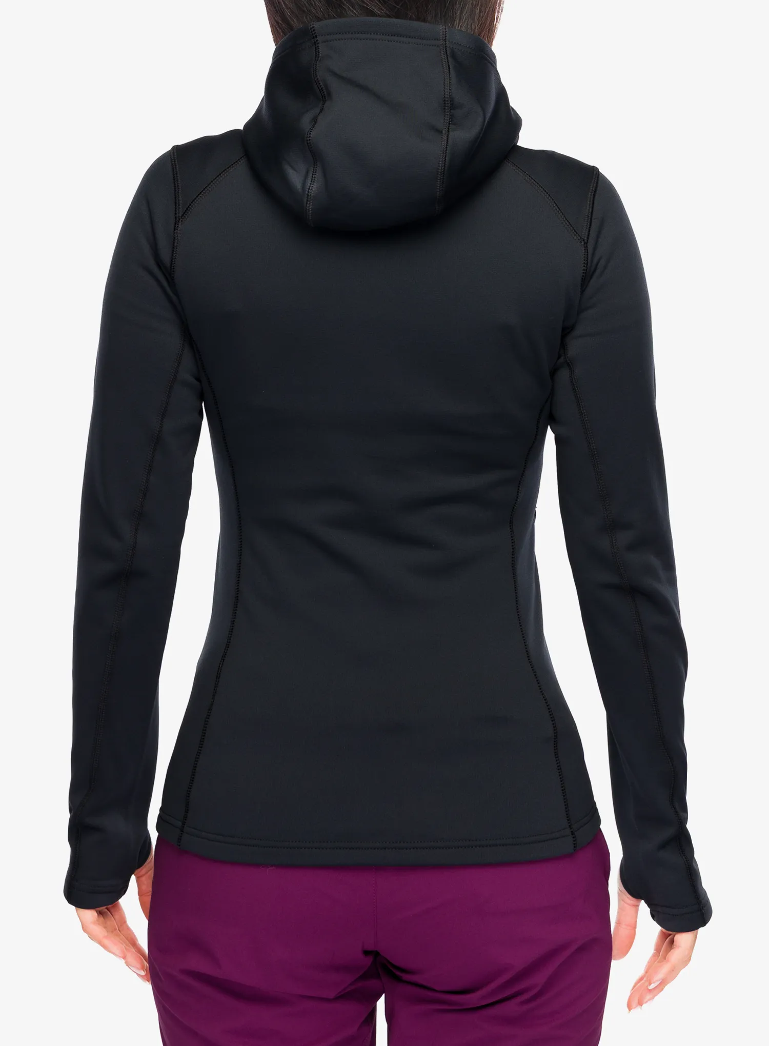 Ženska dukserica na otkopčavanje Rab Superflux Hoody - black/black