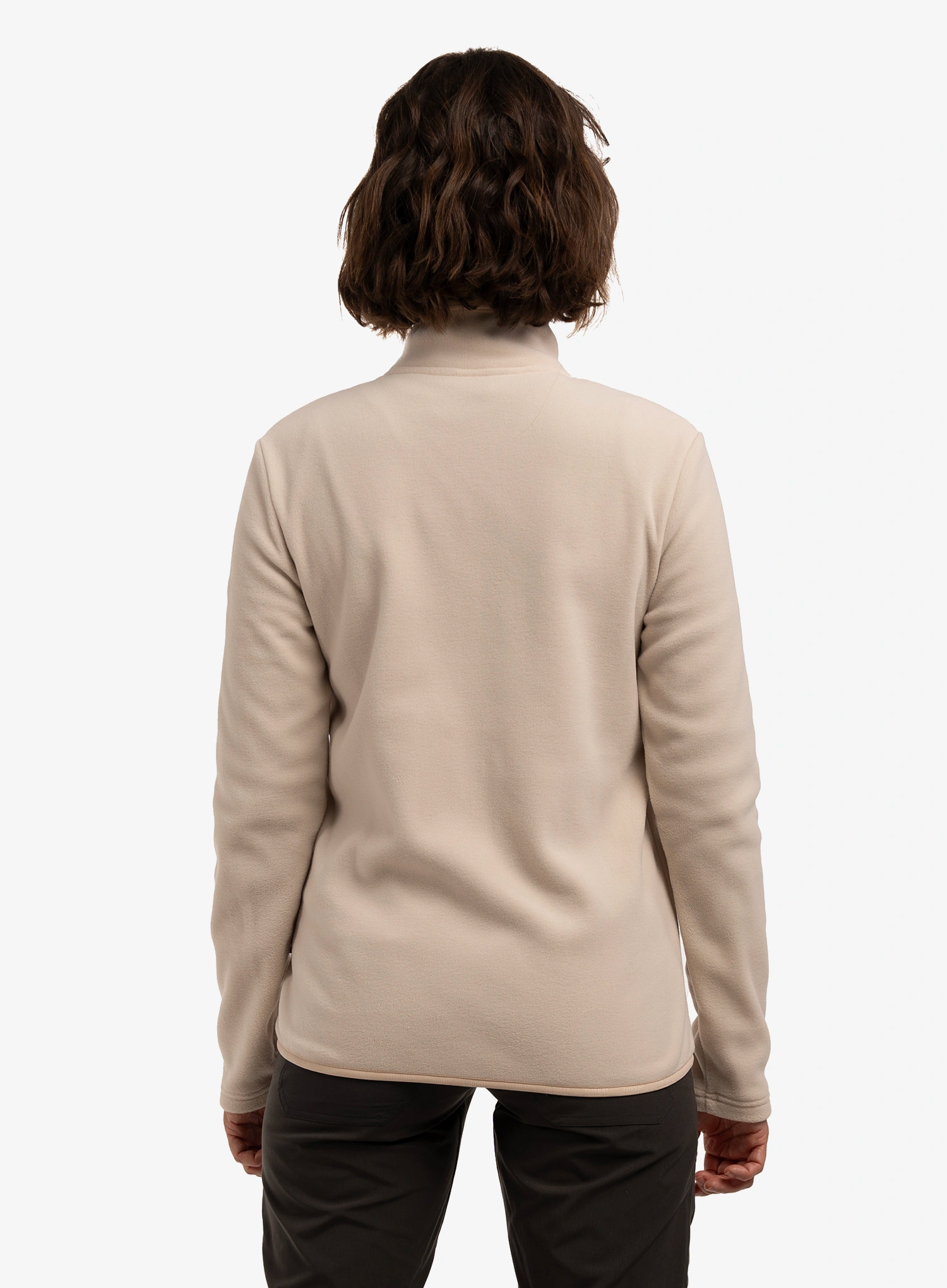 Ženska dukserica na otkopčavanje Turbat Classic Fleece - fog beige