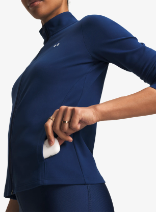 Ženska dukserica na otkopčavanje Under Armour Motion Full-Zip - blackout navy/white