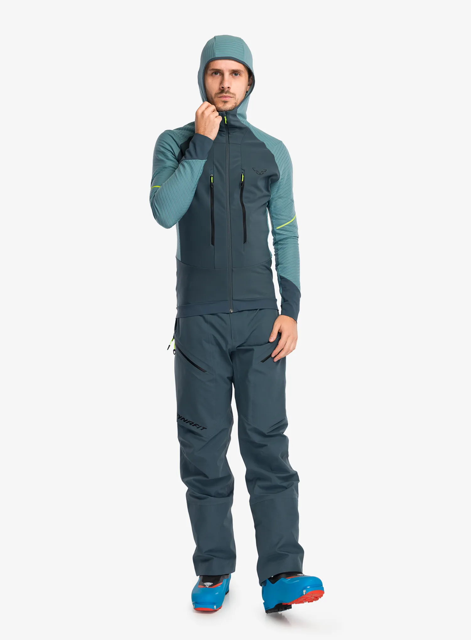 Dukserica na otkopčavanje Dynafit Mezzalama Race Jacket - smoke blue
