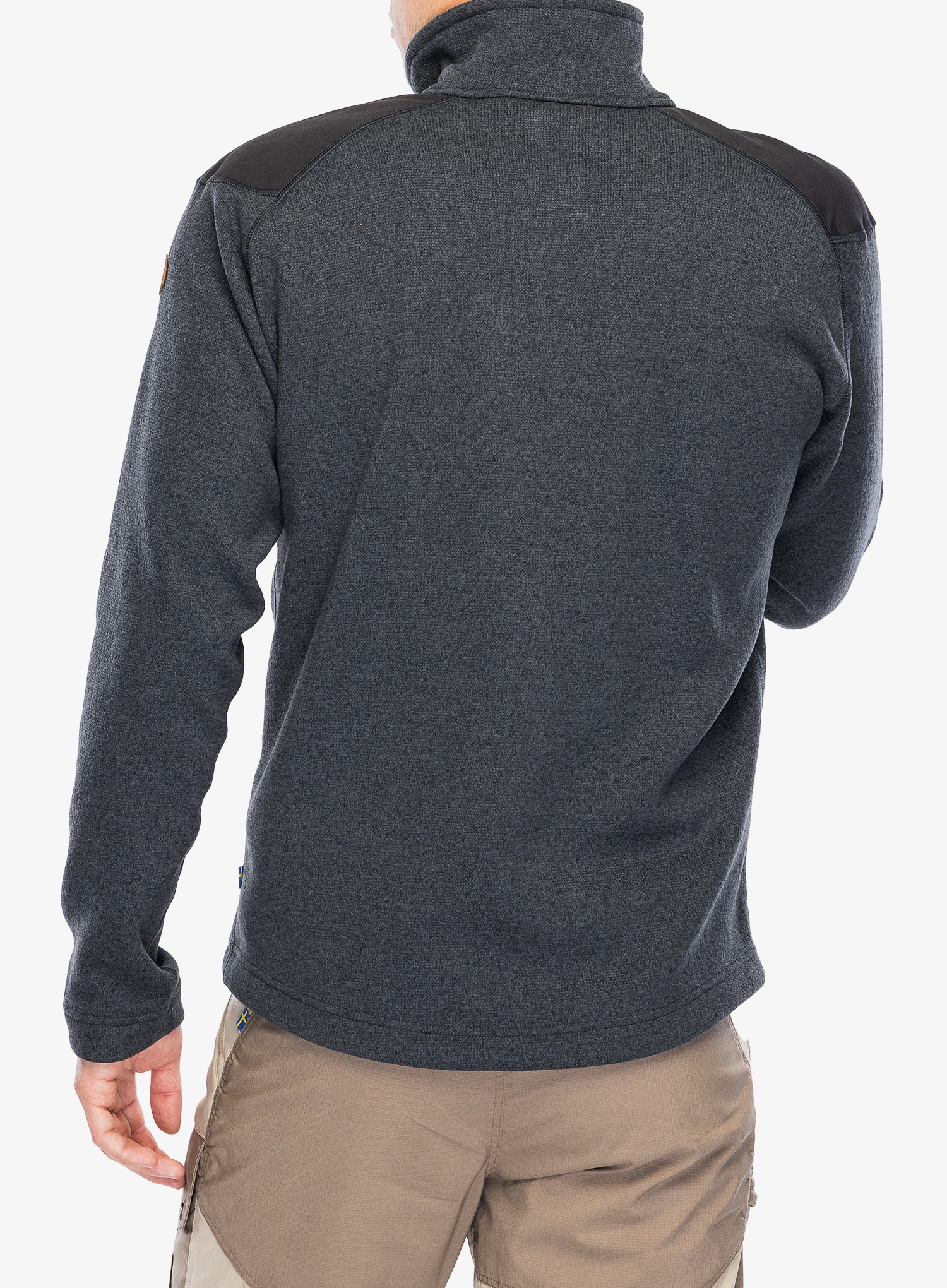 Dukserica na otkopčavanje Fjallraven Buck Fleece - graphite
