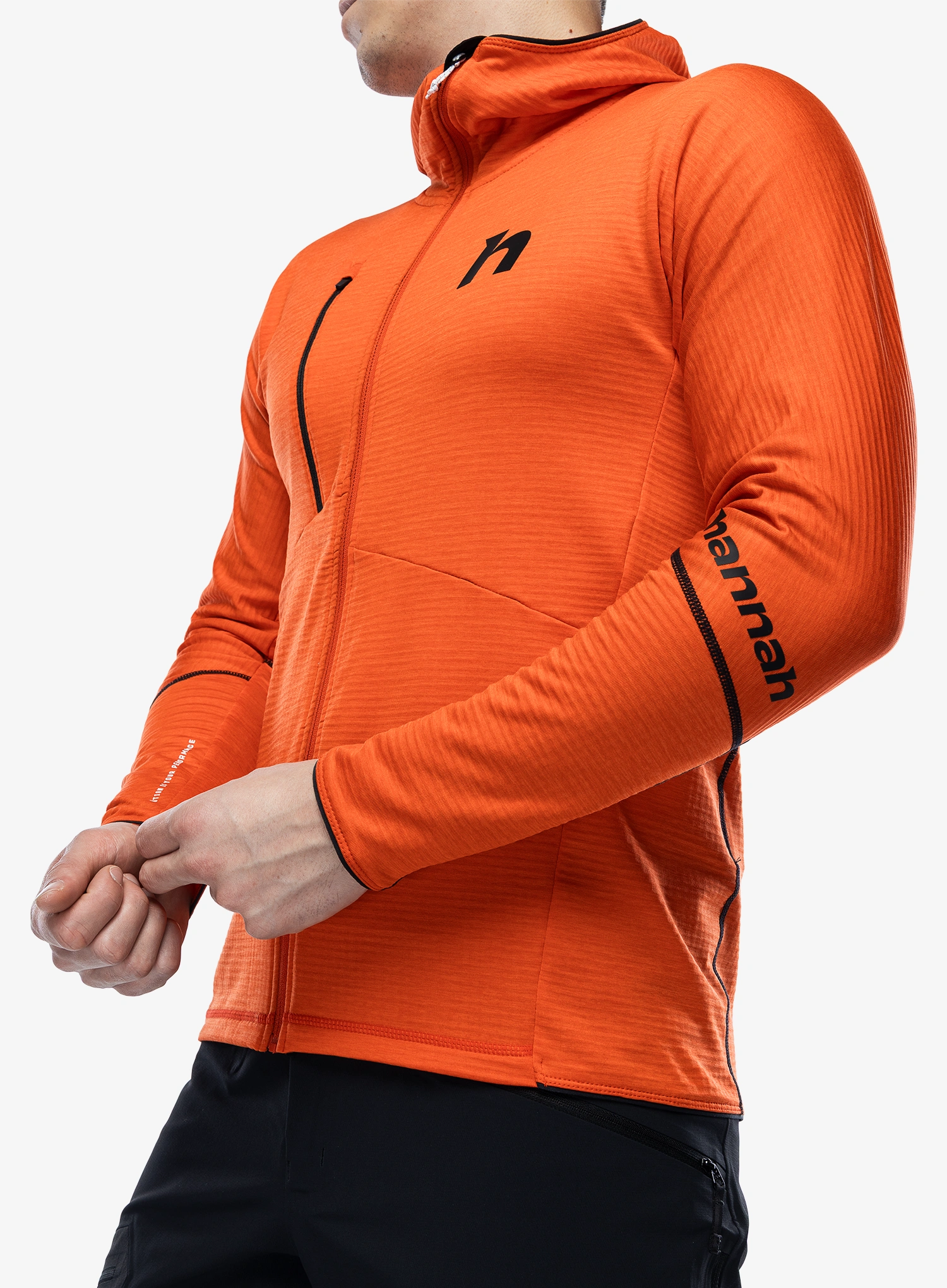 Dukserica na otkopčavanje Hannah Niro Hoody - spicy orange mel