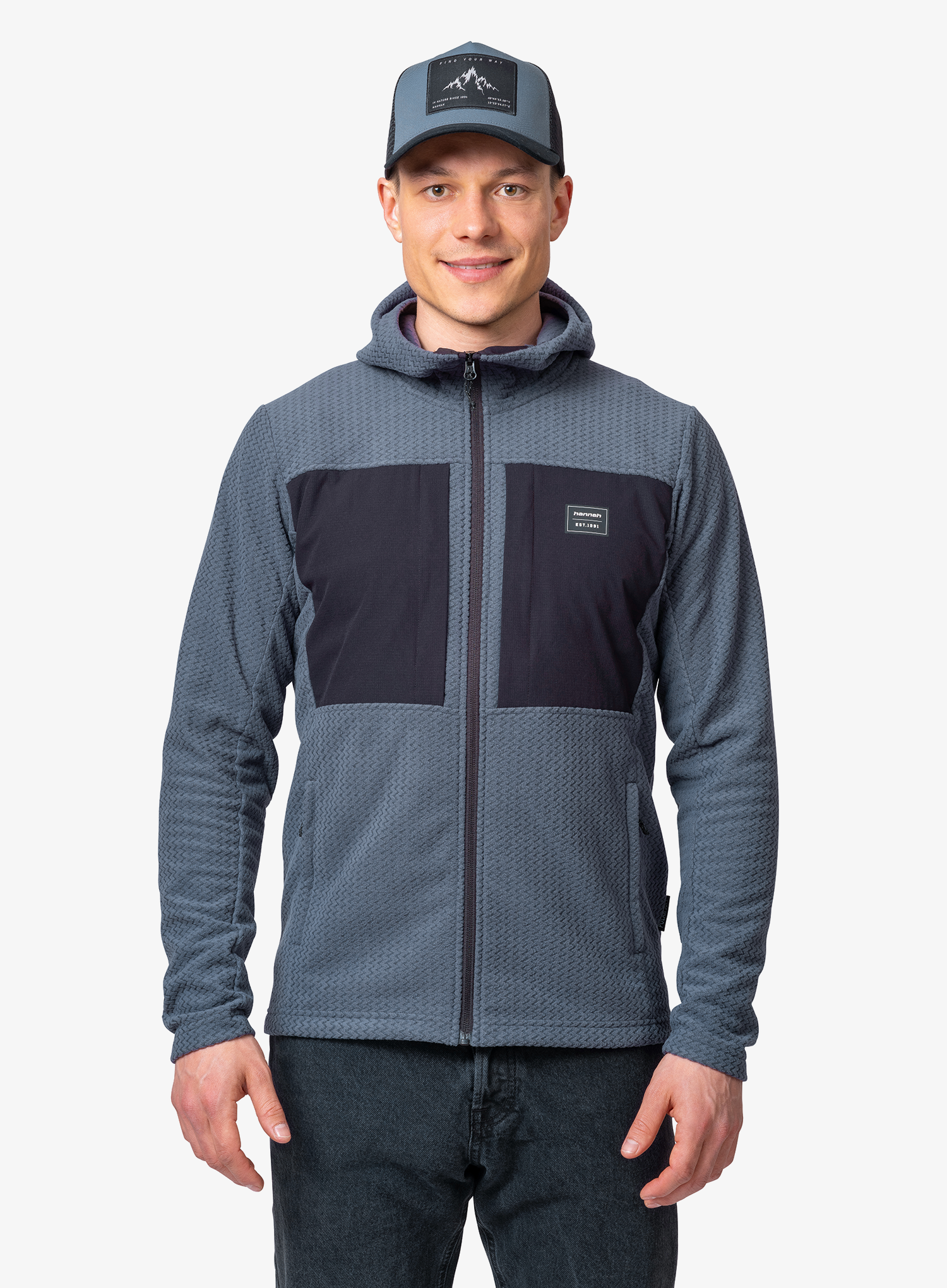 Dukserica na otkopčavanje Hannah River Hoody - ombre blue