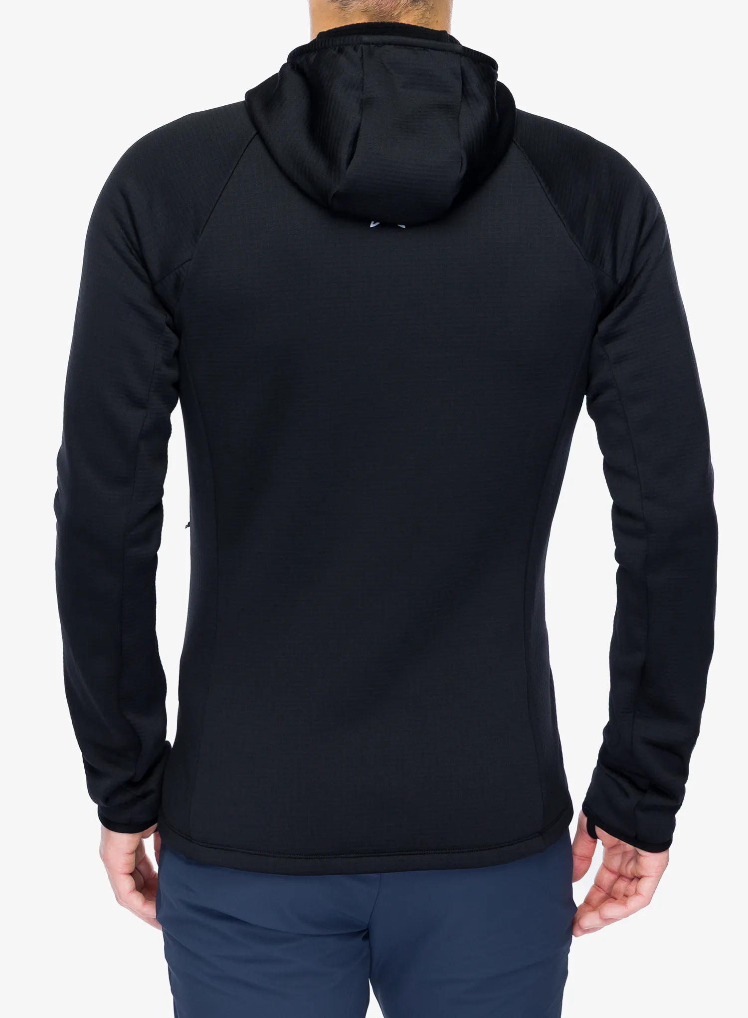 Dukserica na otkopčavanje Montura Fadis Grid Hooded Maglia - black