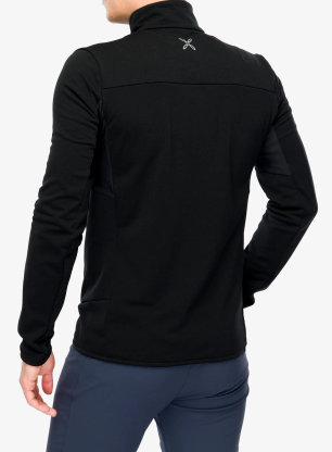 Dukserica na otkopčavanje Montura Stretch 2 Maglia - black