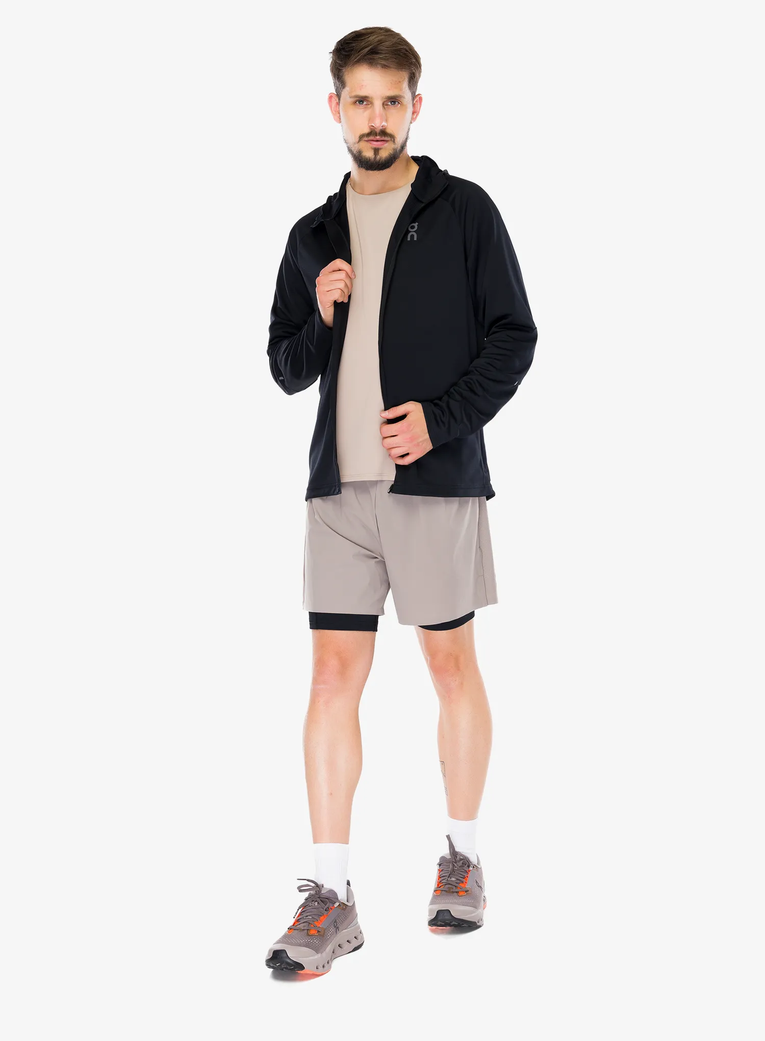 Dukserica na otkopčavanje On Climate Zip Hoodie - black