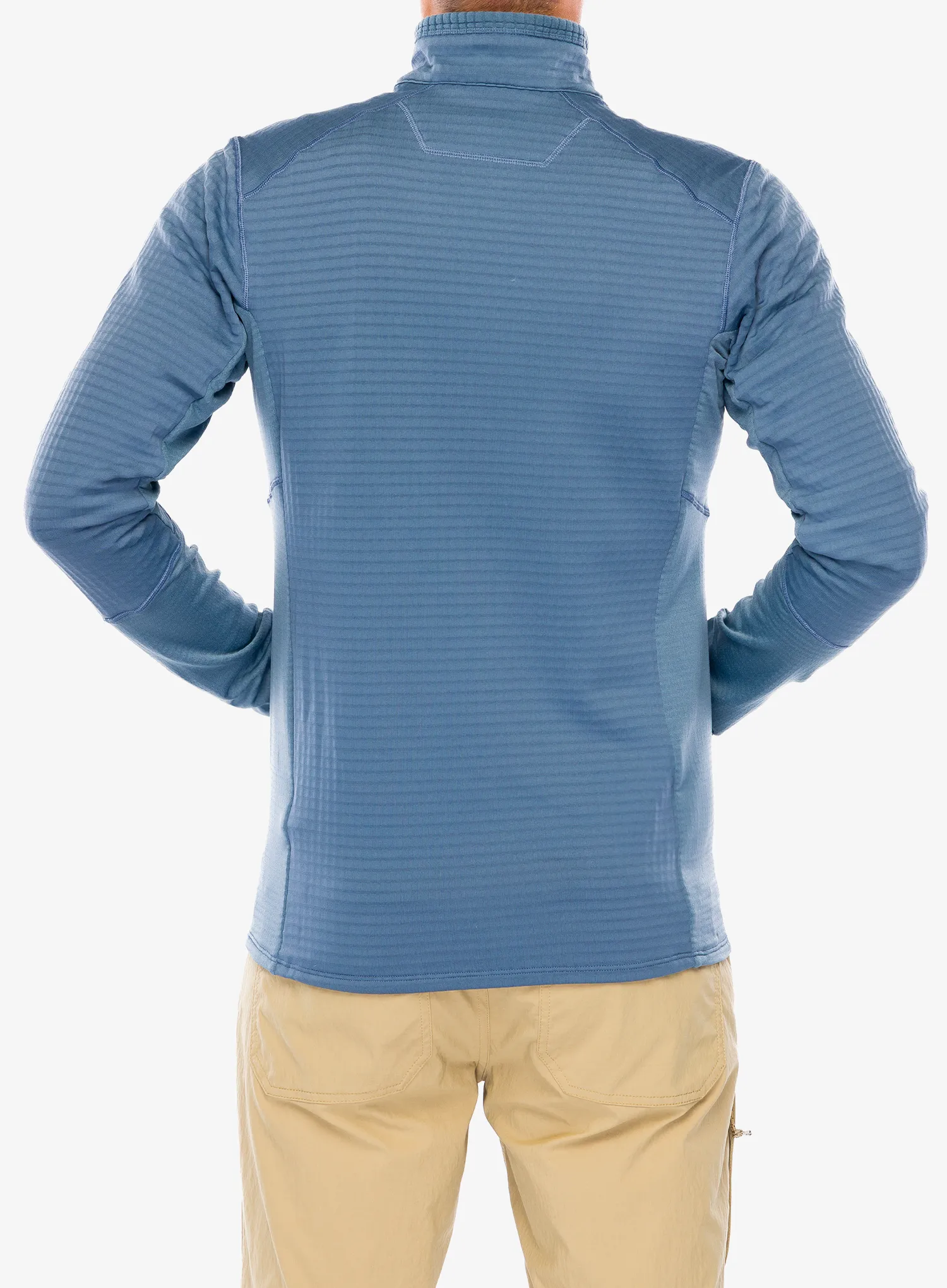 Dukserica na otkopčavanje Patagonia R1 Hybrid Jacket - utility blue