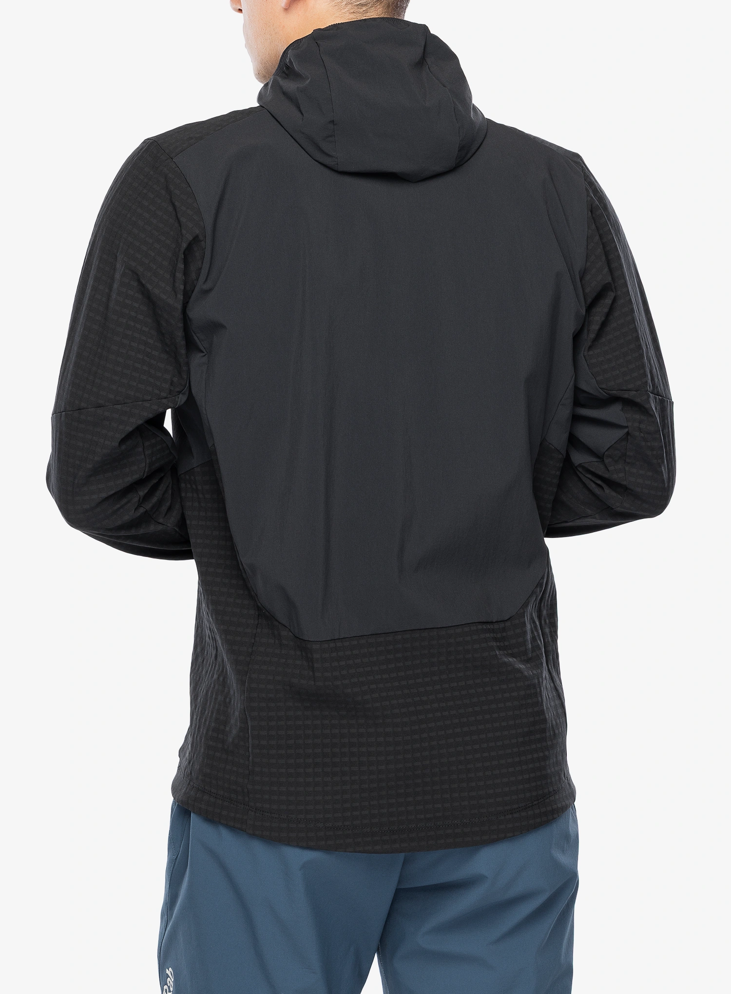 Dukserica na otkopčavanje Rab Ascendor Pro Hoody - black