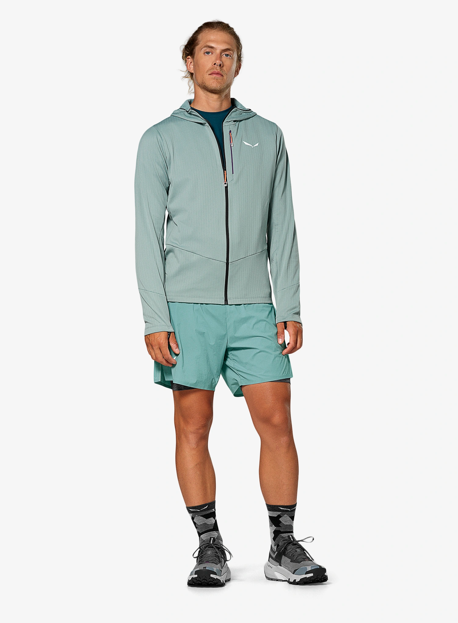 Dukserica na otkopčavanje Salewa Pedroc PL 3 HD Jacket - willow