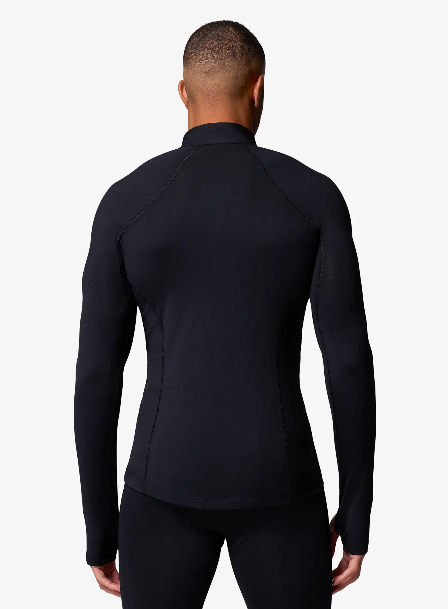 Termoaktivna dukserica Columbia Midweight Stretch Long Sleeve Half Zip - black