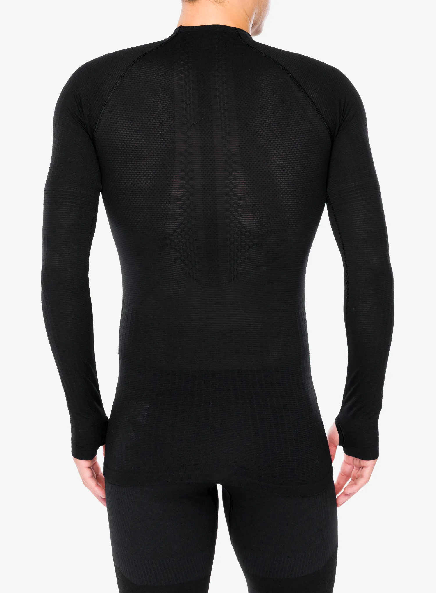 Termoaktivna dukserica Compressport 3D Thermo 110G LS Top - black