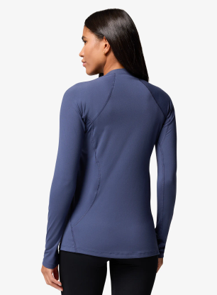 Ženska termoaktivna dukserica Columbia Midweight Stretch L/S Top - nocturnal