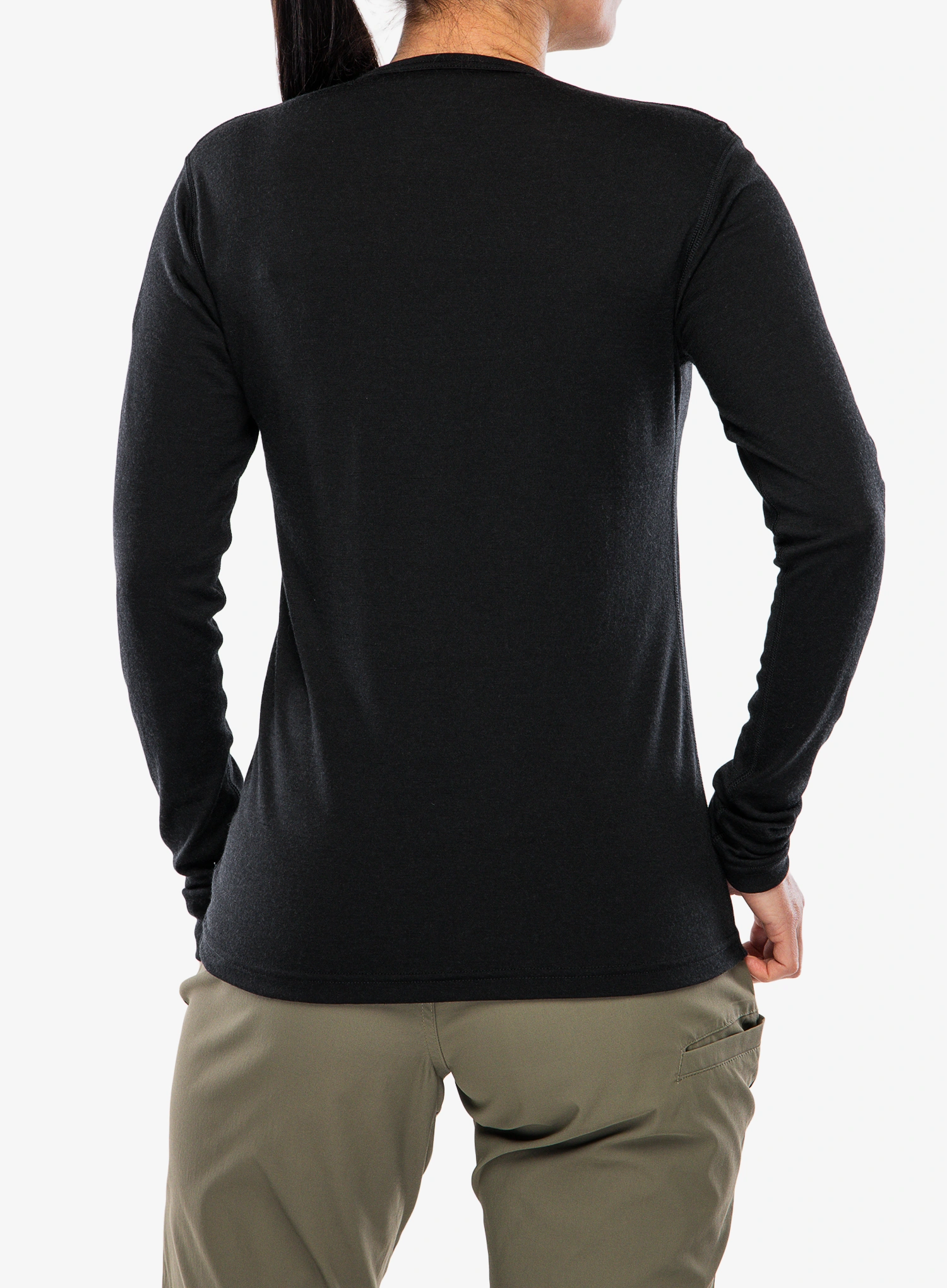 Ženska termoaktivna dukserica Devold Breeze Plus Merino 200 Shirt - black