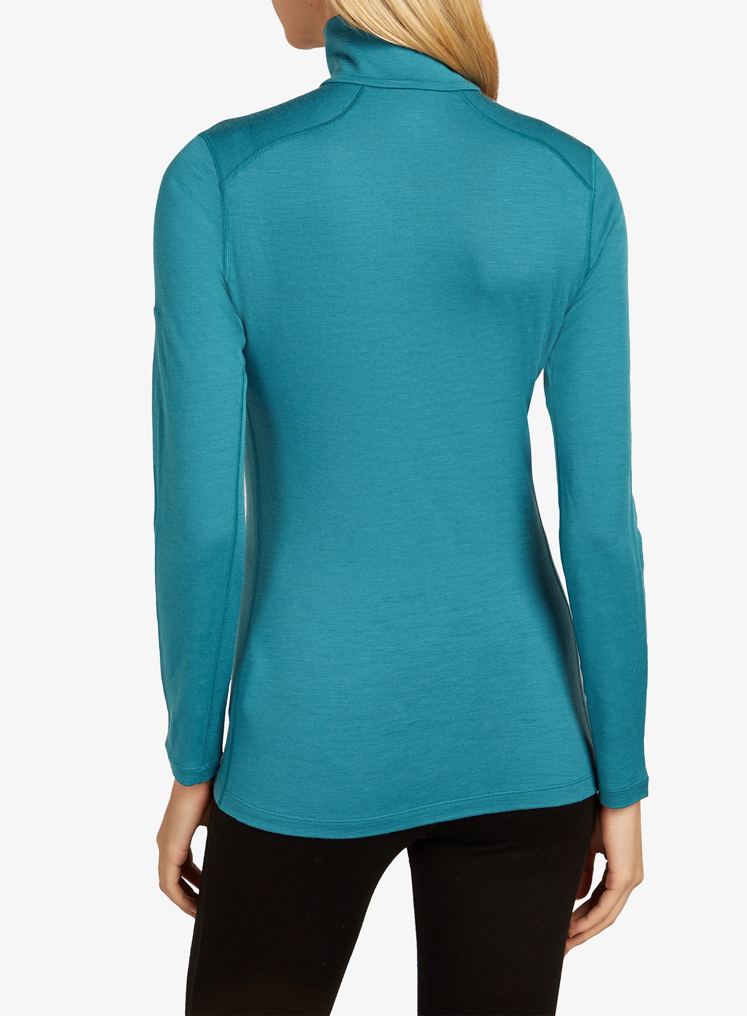 Ženska termoaktivna dukserica Icebreaker 200 Oasis L/S Half Zip - topaz