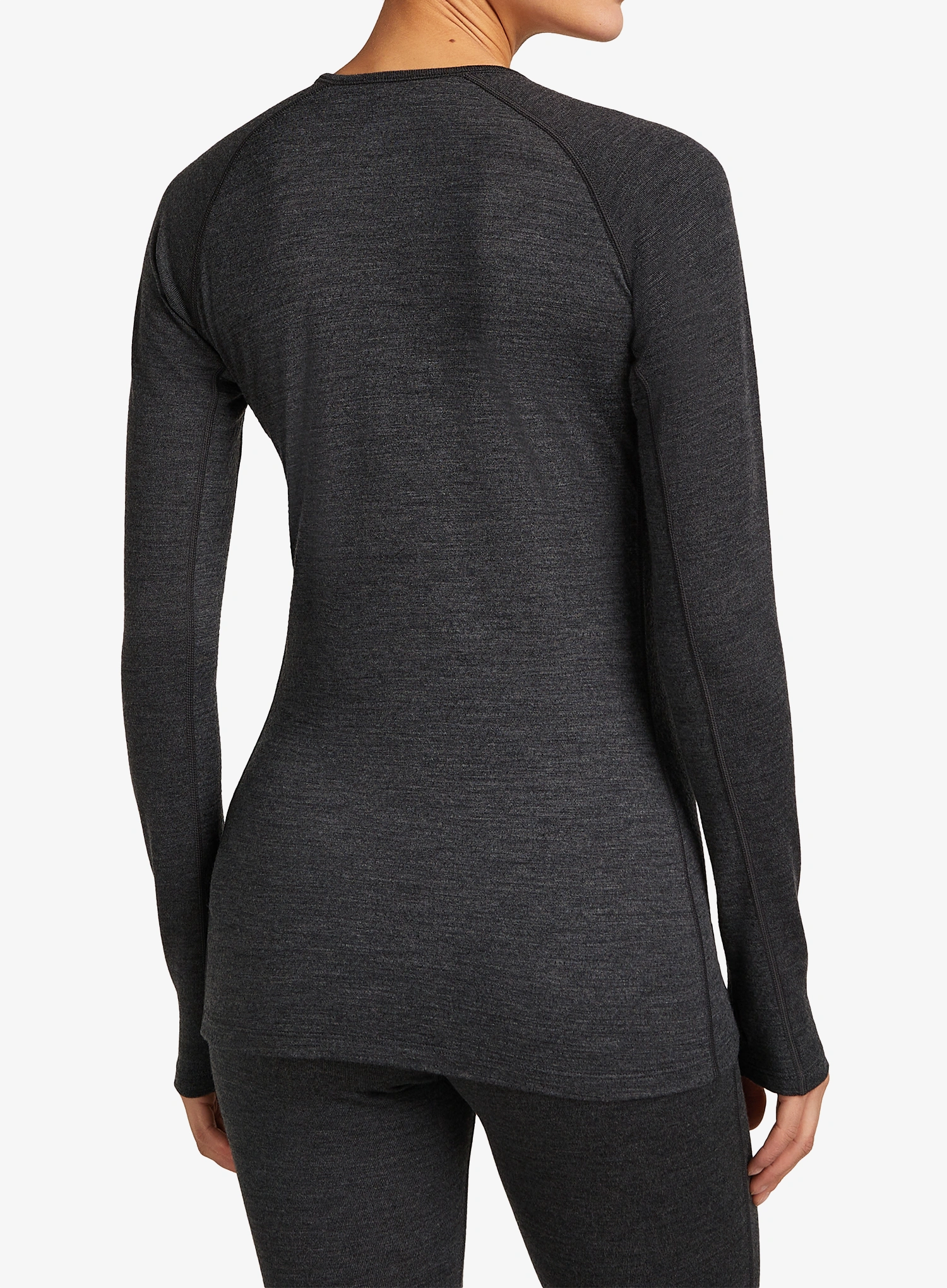 Ženska termoaktivna dukserica Icebreaker Merino 260 ZoneKnit LS Crewe - jet hthr