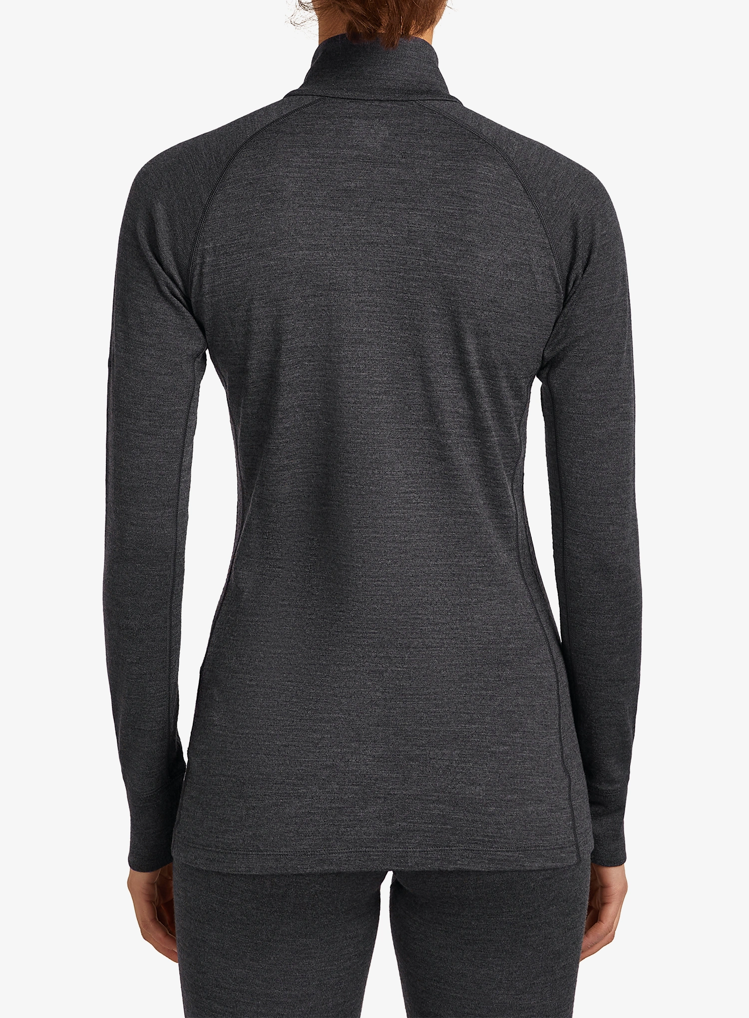Ženska termoaktivna dukserica Icebreaker Merino 260 ZoneKnit LS Half Zip - jet hthr
