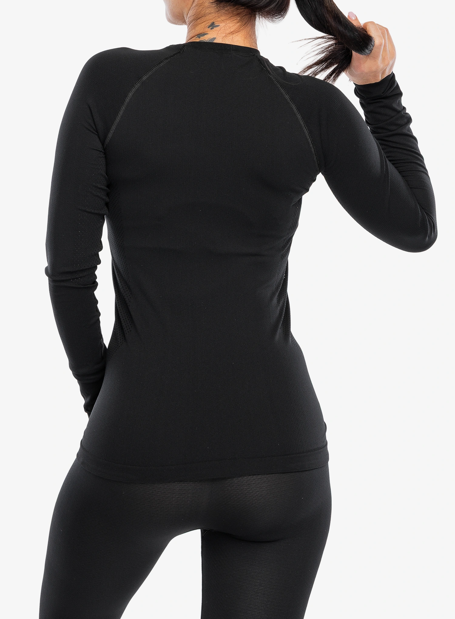 Ženska termoaktivna dukserica Montura Seamless Ultra-L Maglia - black/black