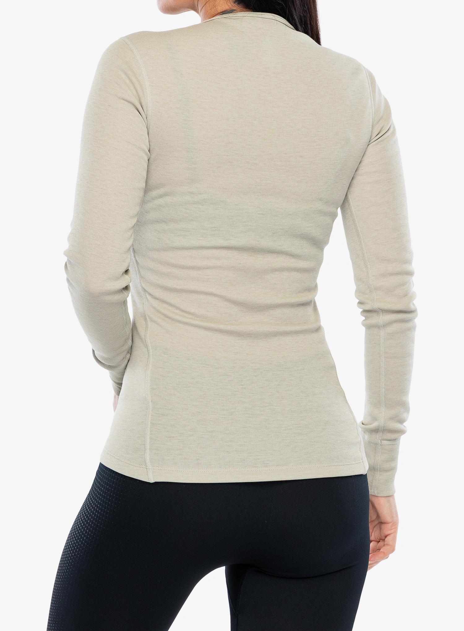 Ženska termoaktivna dukserica Odlo Active Warm Eco BL Top Crew Neck LS - agate gray