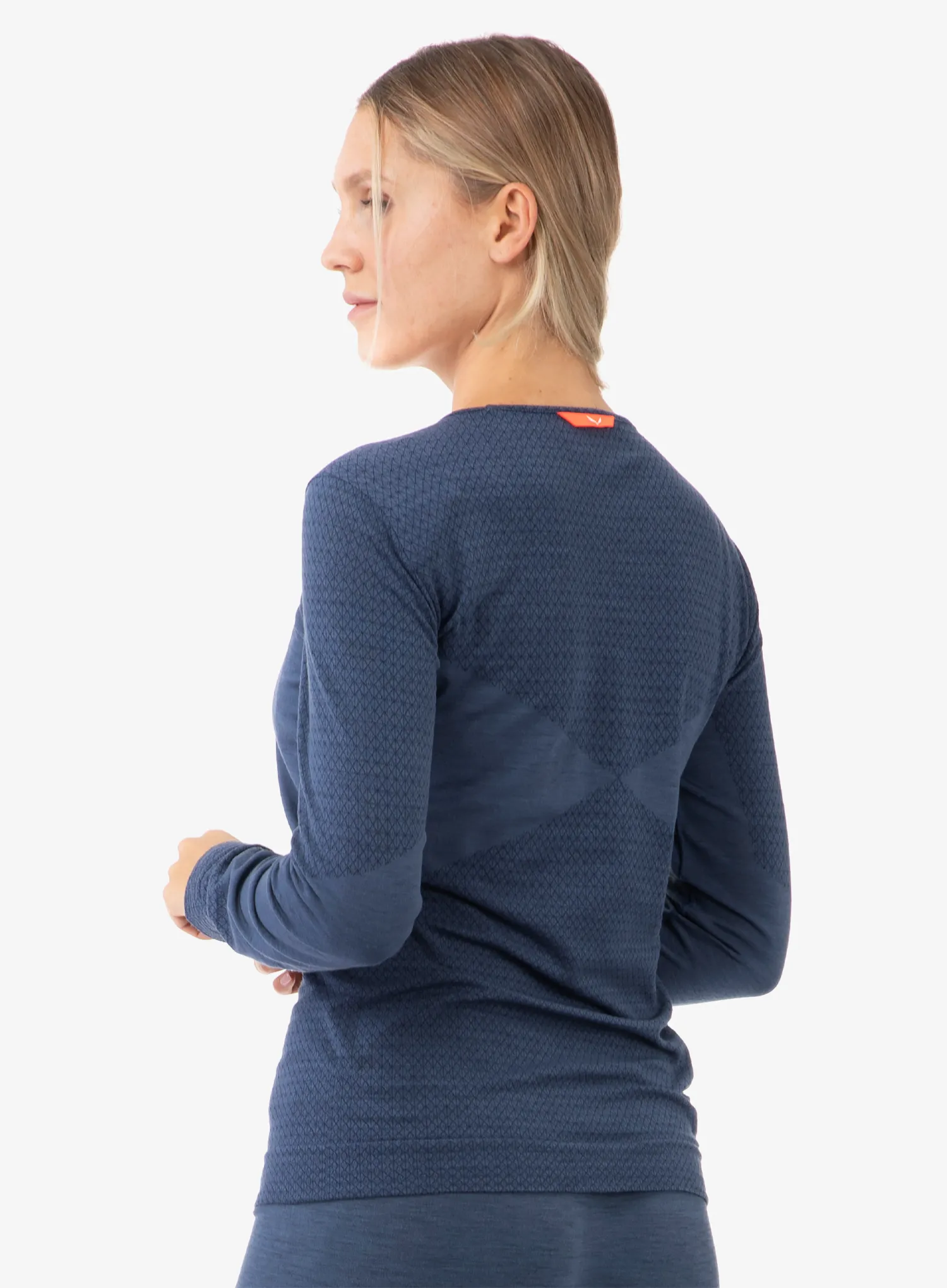 Ženska termoaktivna dukserica Salewa Zebru Responsive L/S Tee - dark denim