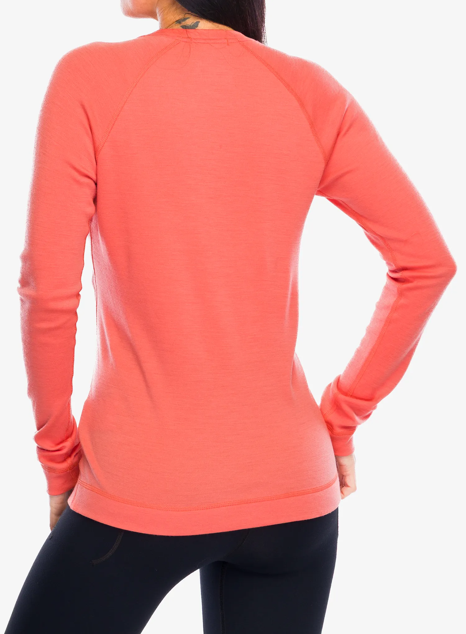Ženska termoaktivna dukserica Smartwool Merino 250 Baselayer Crew - coral reef