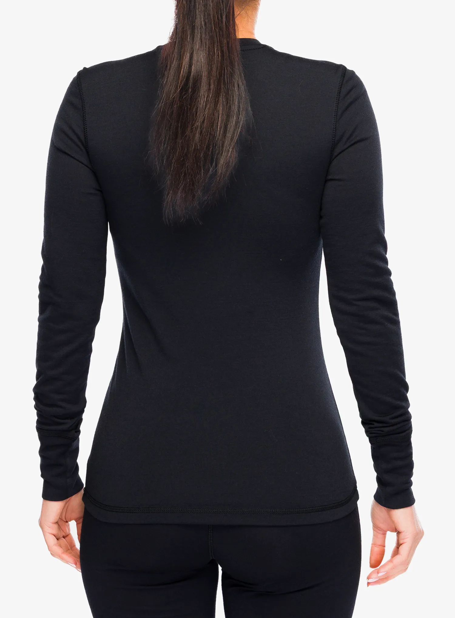 Ženska termoaktivna dukserica Super.natural Arctic230 Ls - jet black