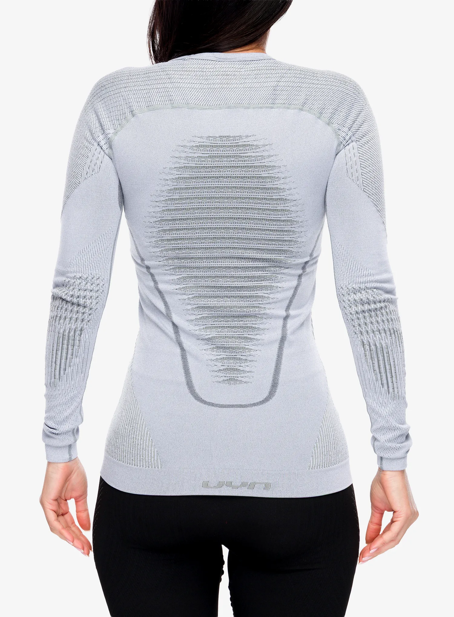 Ženska termoaktivna dukserica UYN Evolutyon+ UW Shirt Long Sleeve - light grey melange