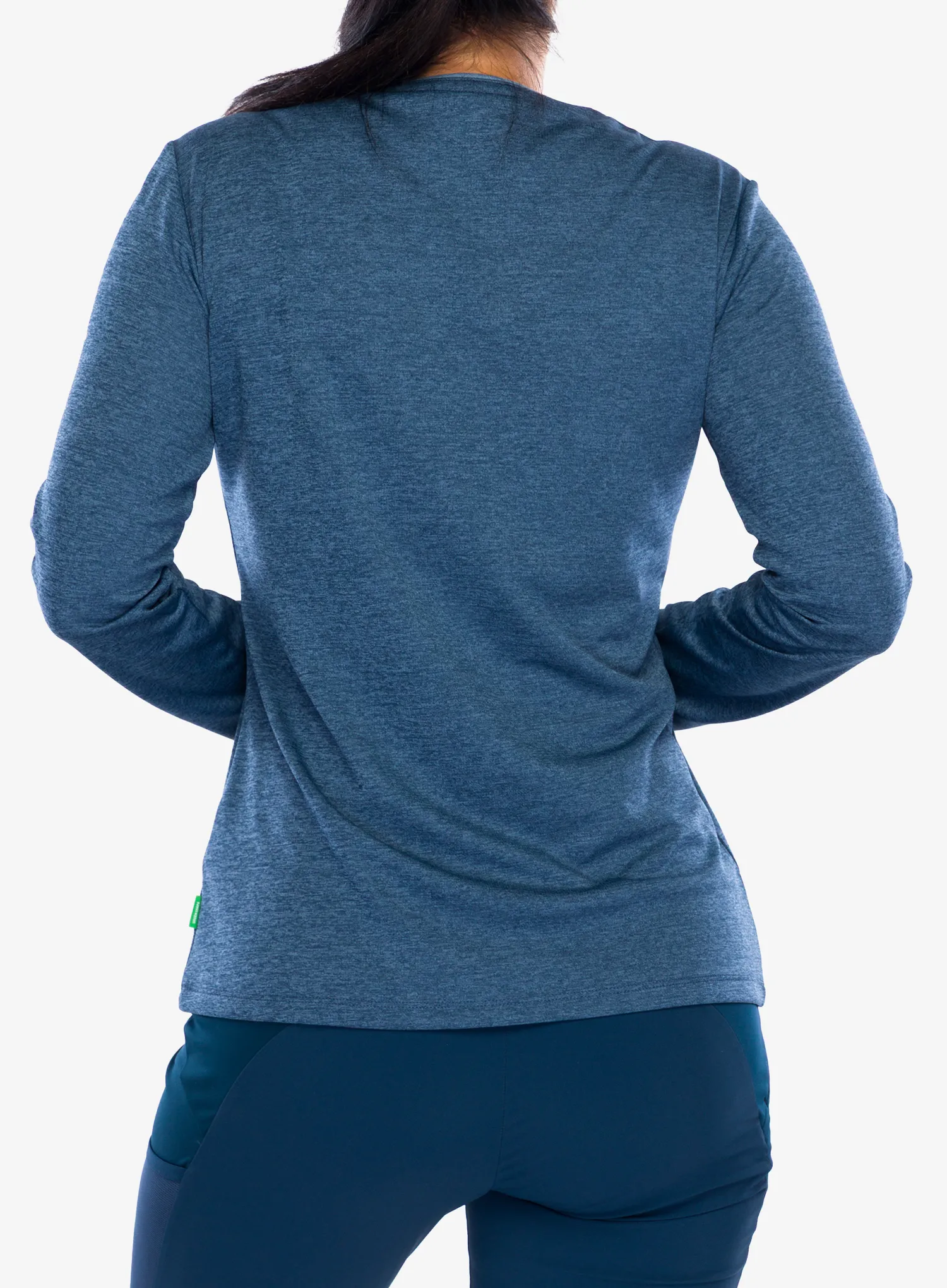 Ženska termoaktivna dukserica Vaude Essential LS T-Shirt - dark sea uni