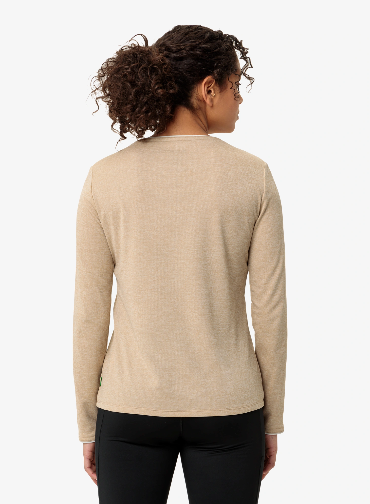 Ženska termoaktivna dukserica Vaude Essential LS T-Shirt - linen
