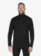 Termoaktivna dukserica Devold Breeze Plus Merino 200 Zip Neck - black