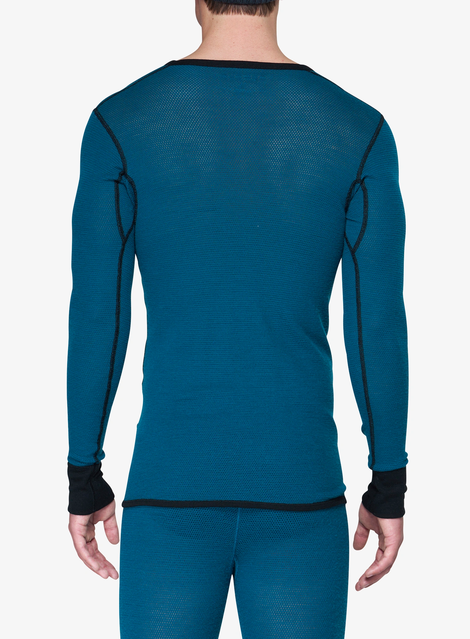 Termoaktivna dukserica Devold Wool Mesh 190 Shirt - flood/caviar