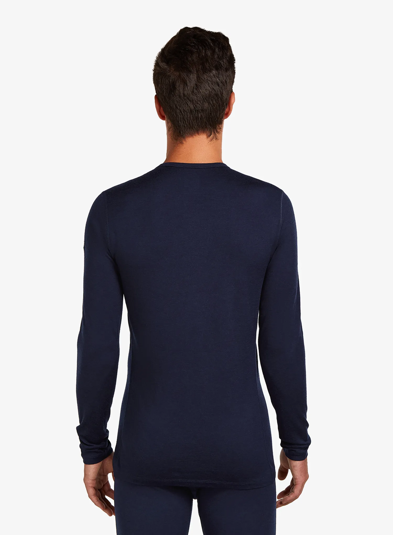 Termoaktivna dukserica Icebreaker 200 Oasis L/S Crewe - midnight navy