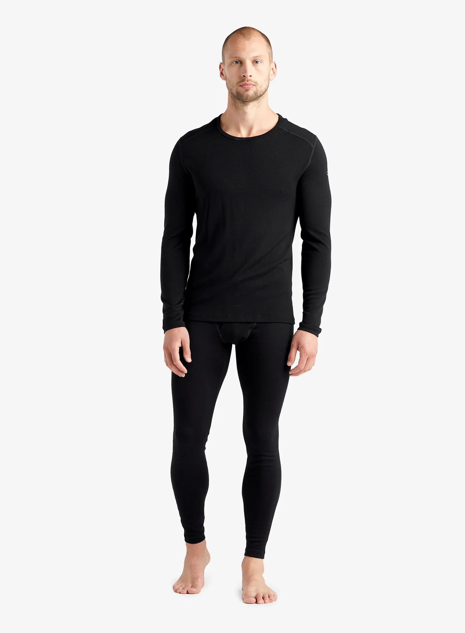 Termoaktivna dukserica Icebreaker 260 Tech L/S Crewe - black