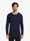 Termoaktivna dukserica Icebreaker 260 Tech L/S Crewe - midnight navy