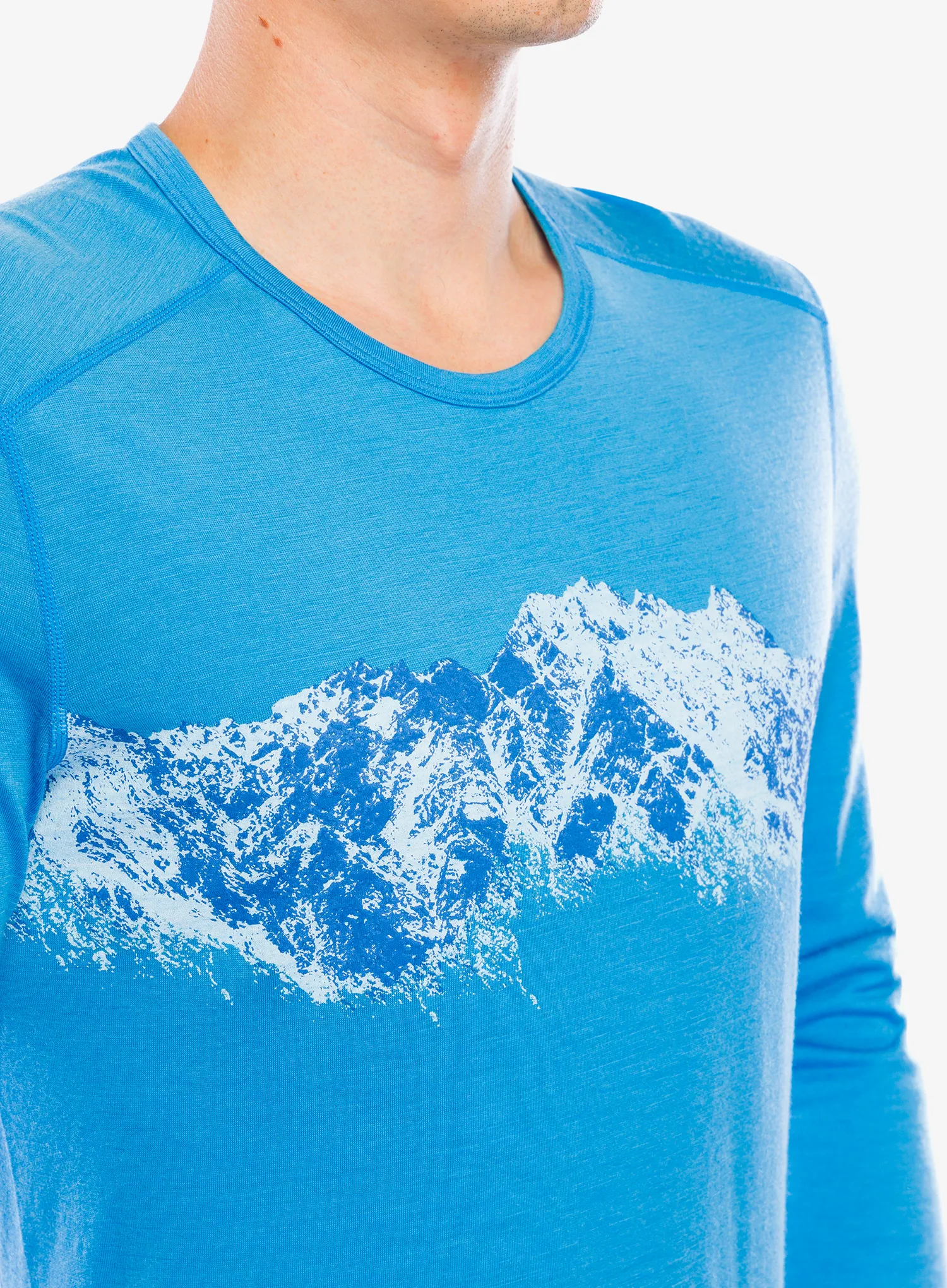 Termoaktivna dukserica Icebreaker Merino 200 Oasis LS Crewe Remarkables - arctic