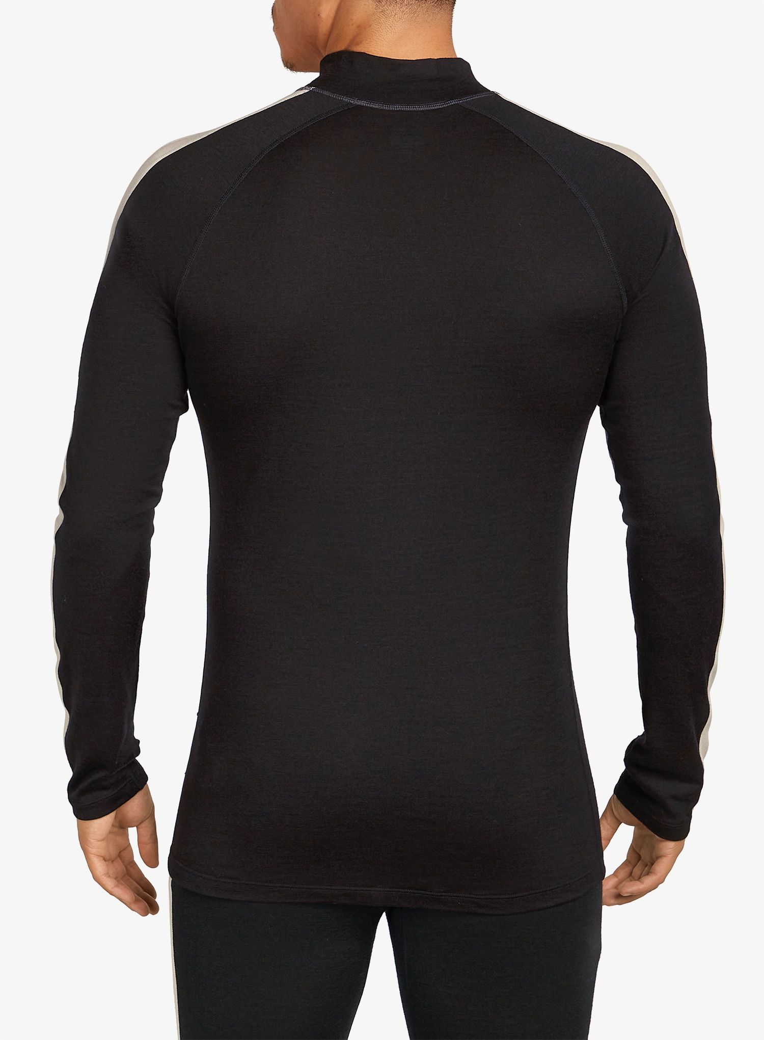 Termoaktivna dukserica Icebreaker Merino 200 Oasis+ LS High Neck - black/jet hthr/undyed/cb