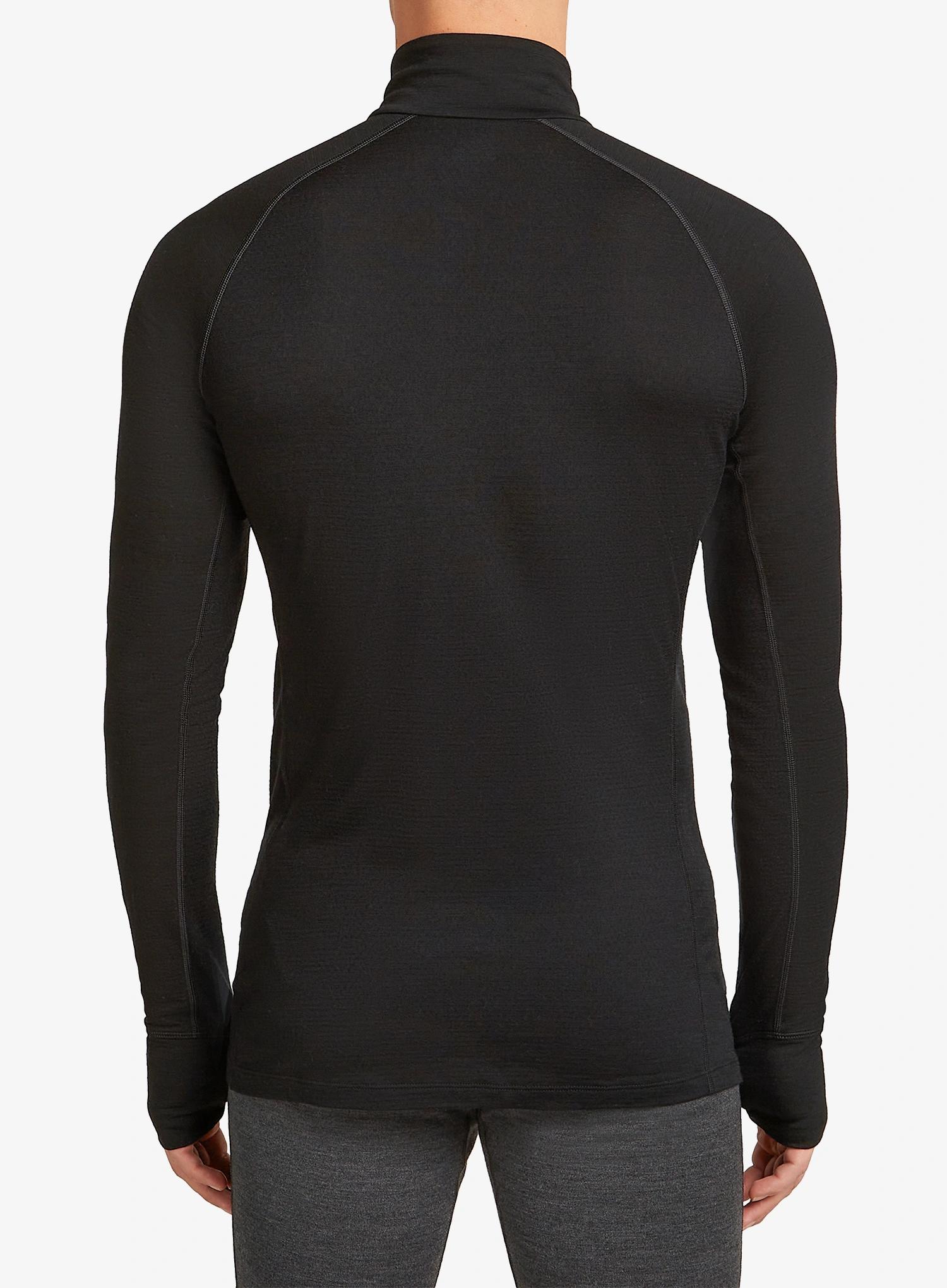 Termoaktivna dukserica Icebreaker Merino 200 ZoneKnit LS Half Zip - black