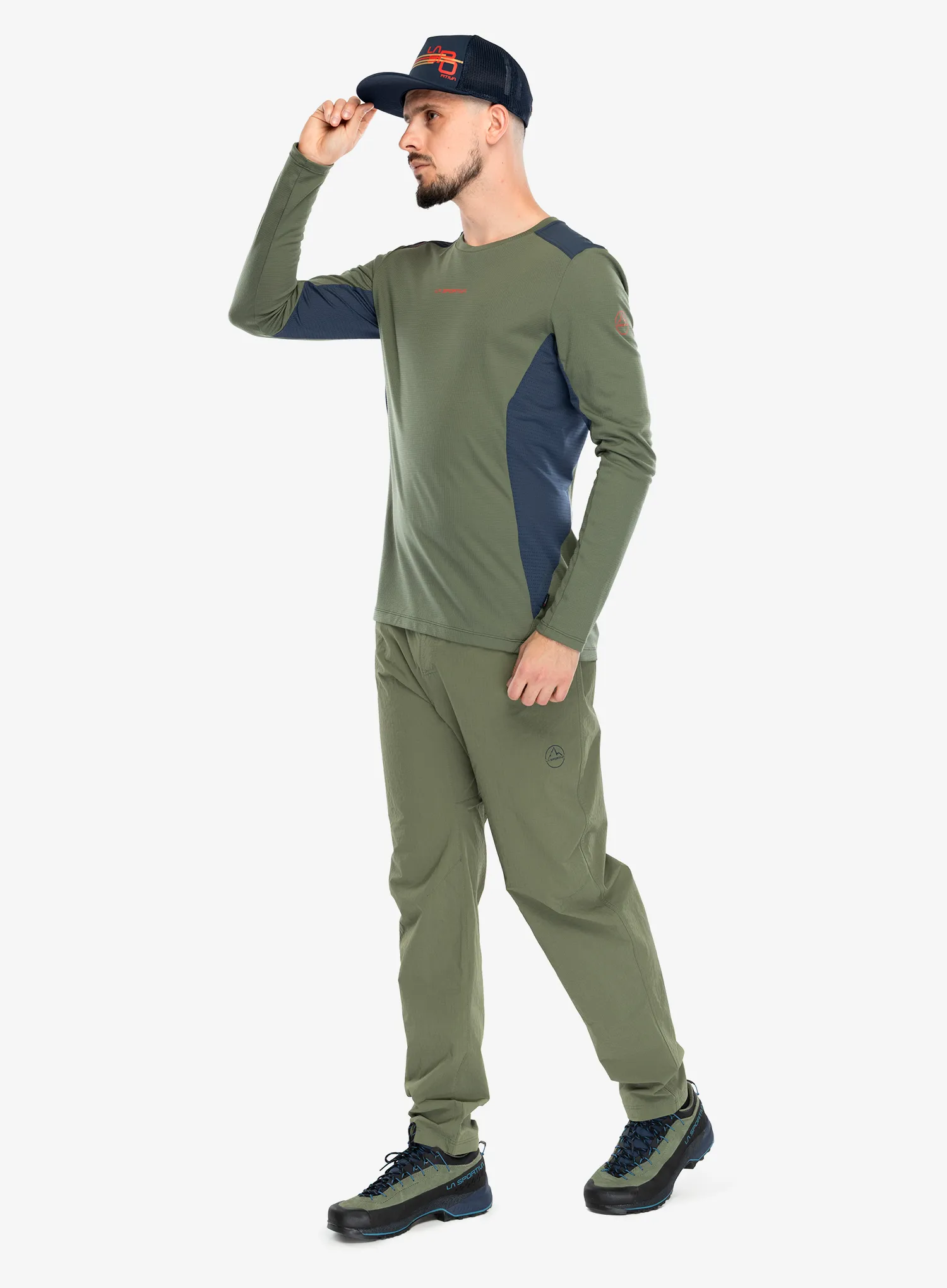 Termoaktivna dukserica La Sportiva Beyond Long Sleeve - cypress/night sky