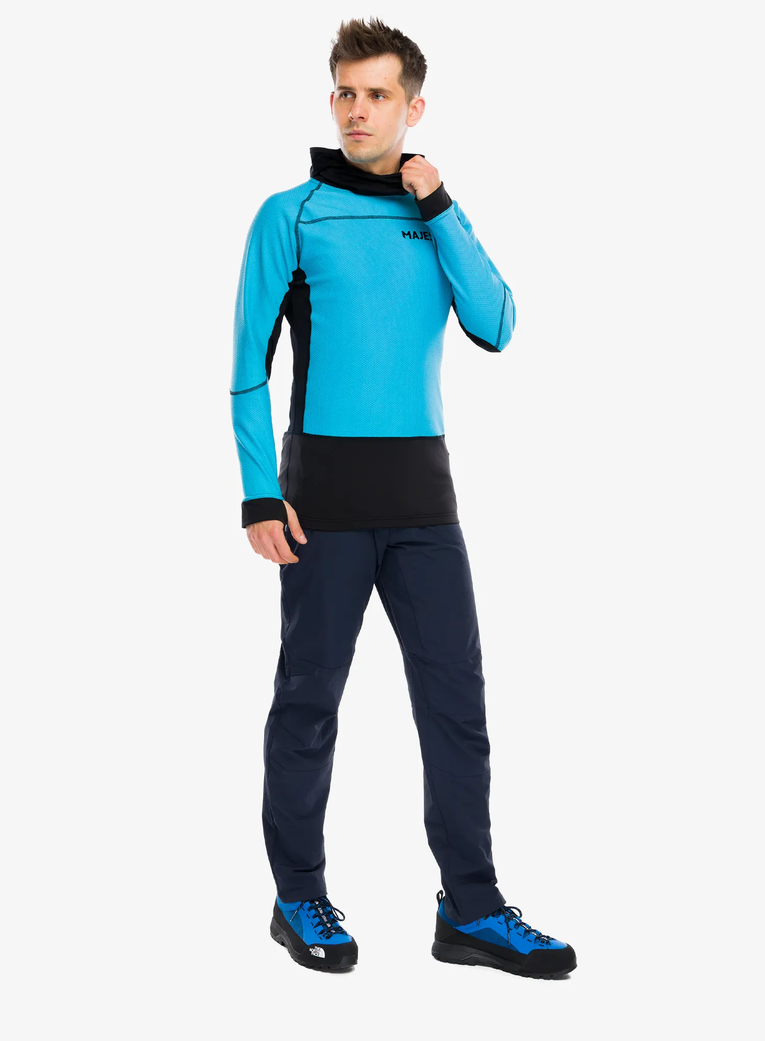 Termoaktivna dukserica Majesty Heatshield - teal