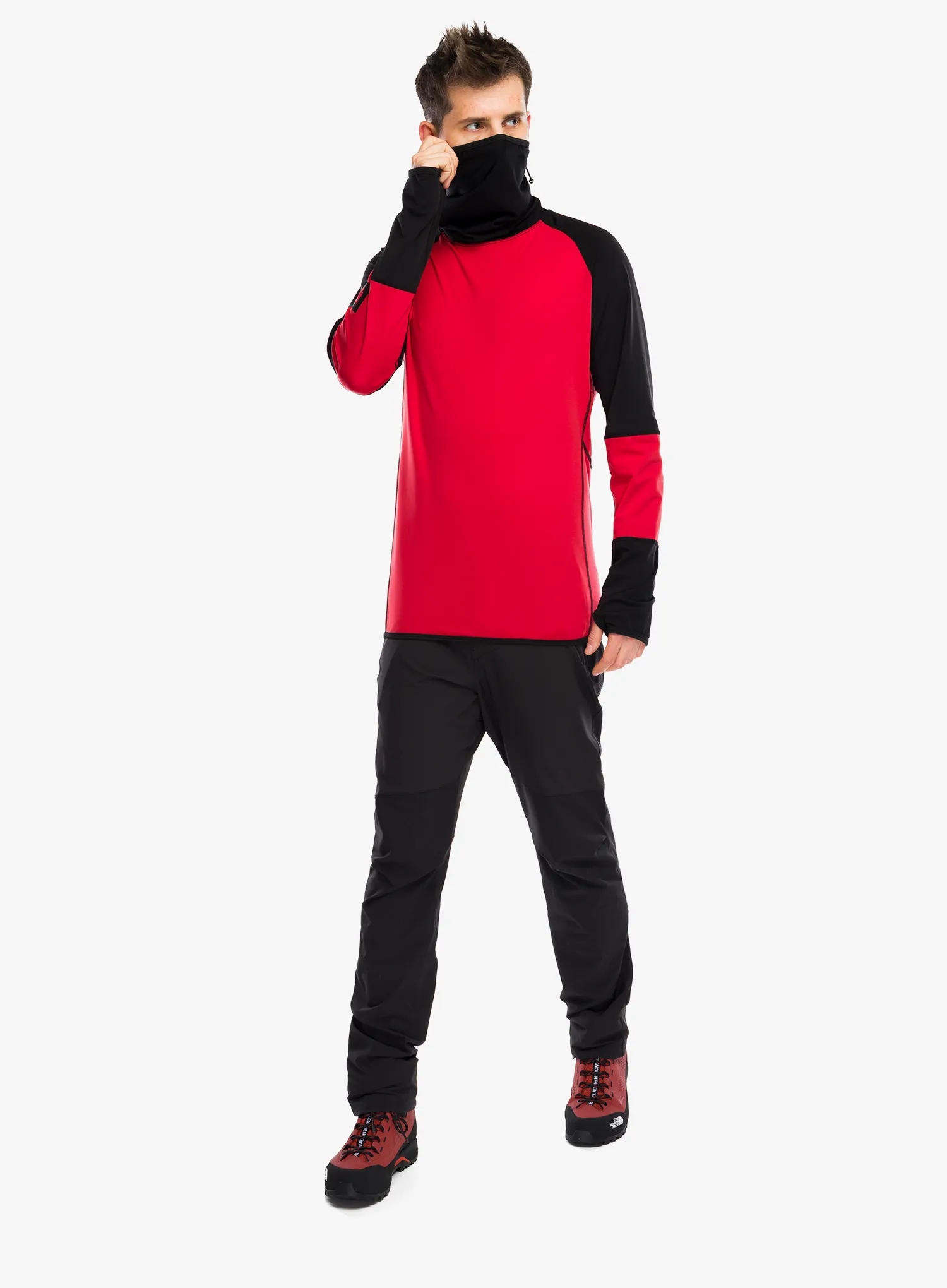 Termoaktivna dukserica Majesty Surface Base Layer Top - red