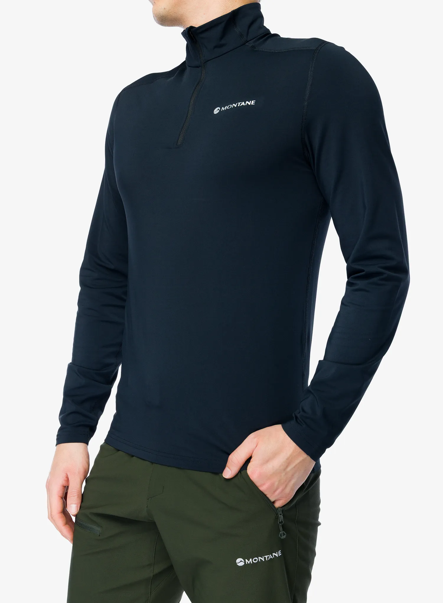 Termoaktivna dukserica Montane Dart Xt Zip Neck - black