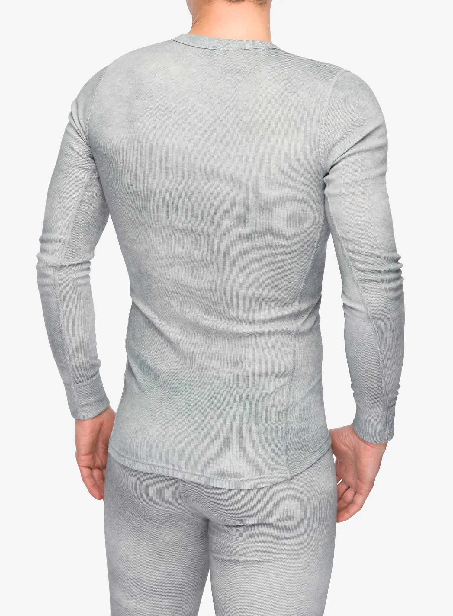 Termoaktivna dukserica Odlo Active Warm X Pow BL Top Crew Neck L/S - silver grey