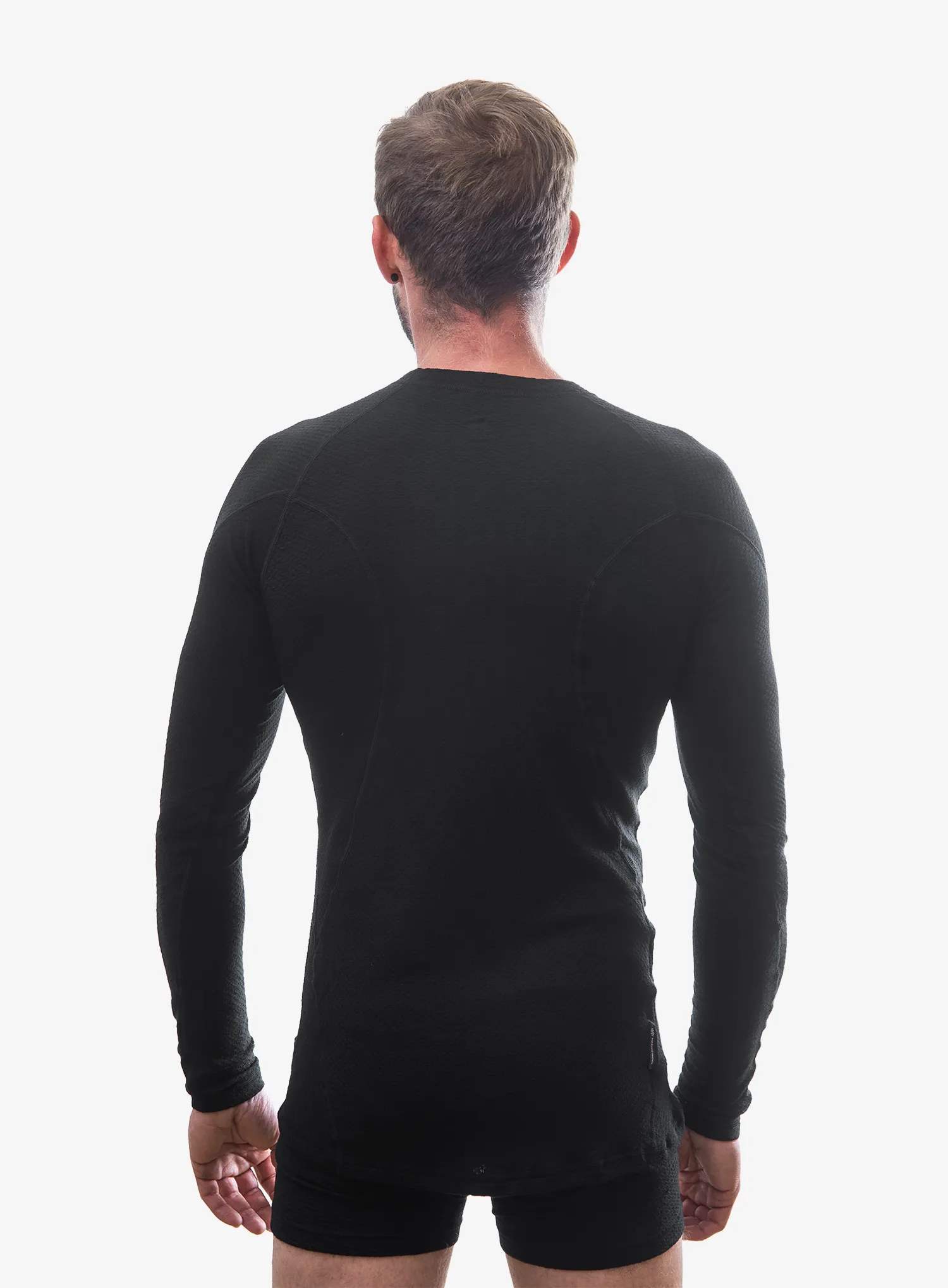 Termoaktivna dukserica Sensor Merino DF Tee L/S - black
