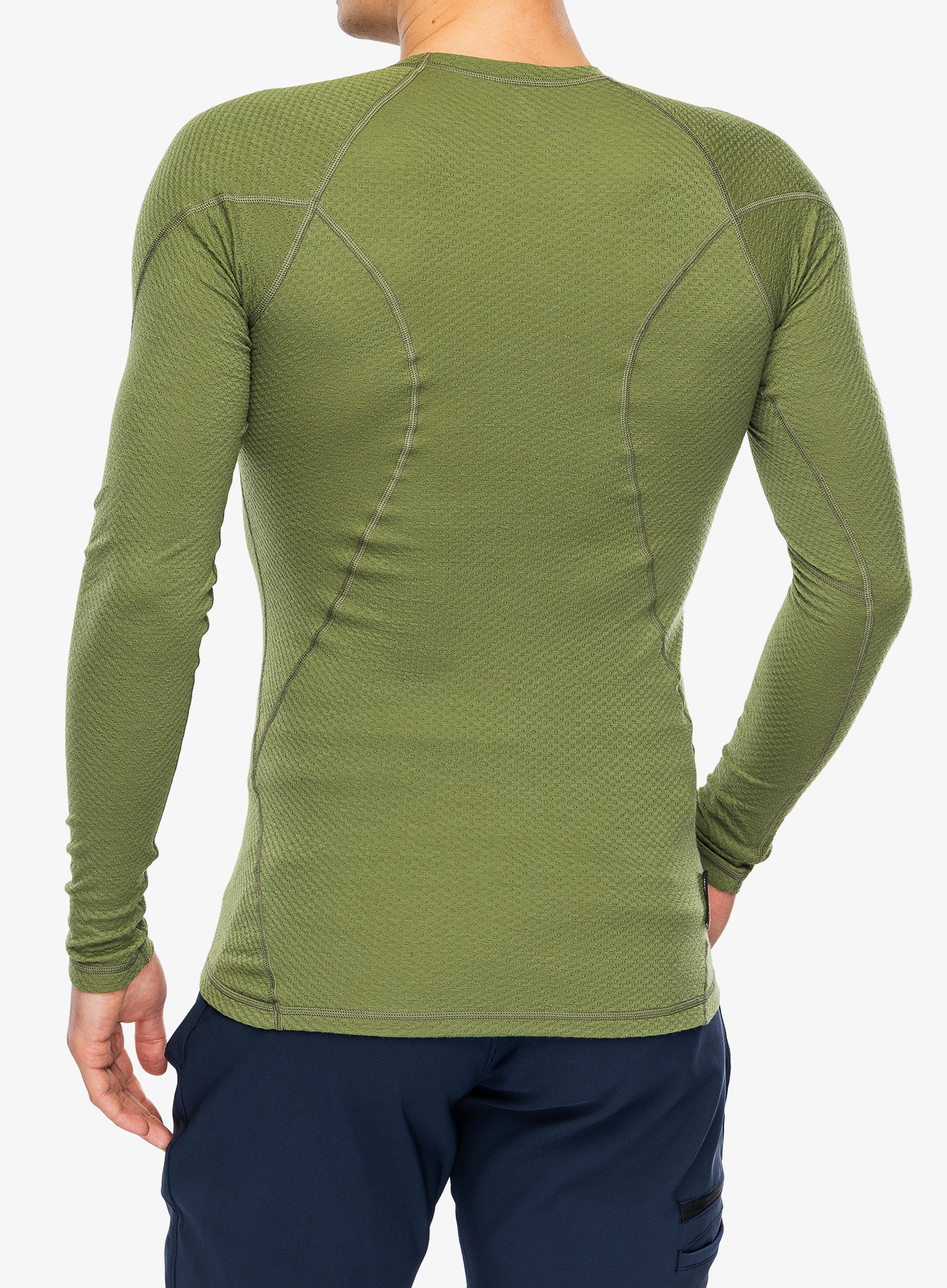 Termoaktivna dukserica Sensor Merino DF Tee LS Camp - safari green